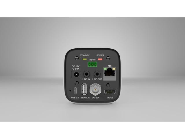 PTZOptics Studio SE Professional Camera, 1080p, NDI HX3, 12X/20X Zoom, HDMI, SDI, USB, IP Output (20X, White)