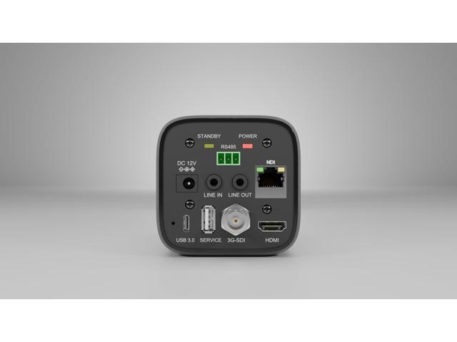 PTZOptics Studio SE Professional Camera, 1080p, NDI HX3, 12X/20X Zoom, HDMI, SDI, USB, IP Output (20X, Grey)