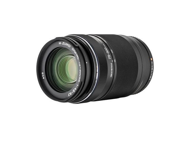 OM SYSTEM M. Zuiko Digital ED 75-300mm F4.8-6.7 black II Lens Bundle