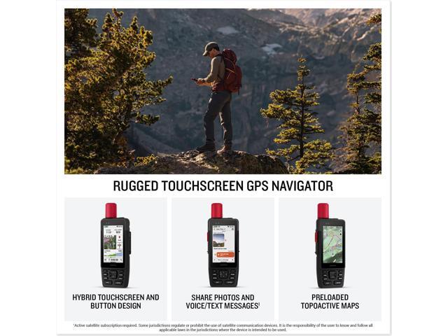 Garmin - GPSMAP H1i Plus 3.5" GPS Outdoor Navigator with Maps for North America, inReach® Plus Technology and Built-in Bluetooth - Black - image 3