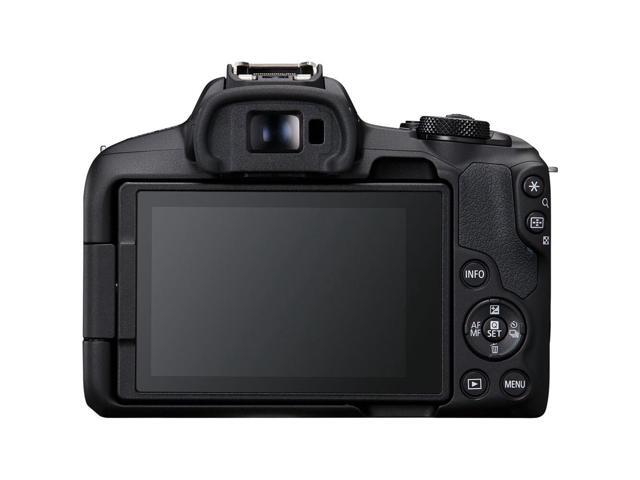 Canon EOS R50 Mirrorless Camera with 18-45mm Lens Creator Kit (Black) + 64GB Card + Bag + More