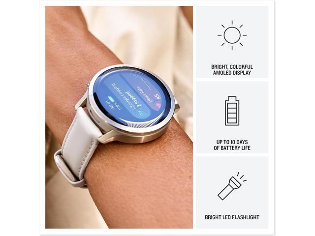 Garmin - Venu 4 GPS Smartwatch 41 mm Fiber-reinforced polymer - Lunar Gold - (2025) - image 4