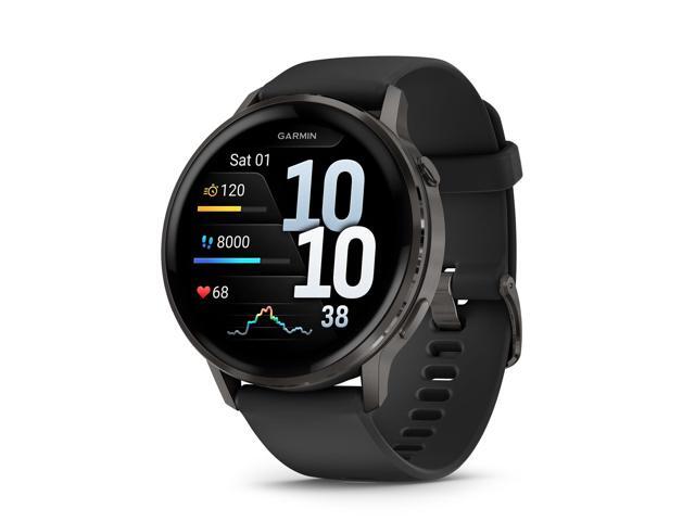 Garmin - Venu 4 GPS Smartwatch 45 mm Fiber-reinforced polymer - Slate - (2025) - image 3