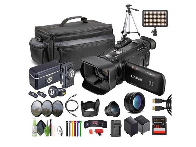 Canon LEGRIA HF G70 PAL UHD 4K Camcorder + 128GB Memory Card + Filter Kit + More