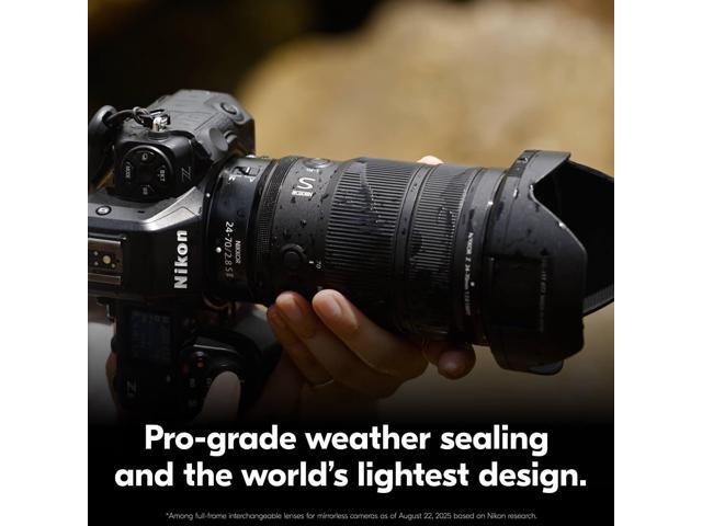 Nikon - NIKKOR Z 24-70mm f/2.8 S II Wide-angle Zoom Lens for  Z Mount Mirrorless Cameras - Black - image 3