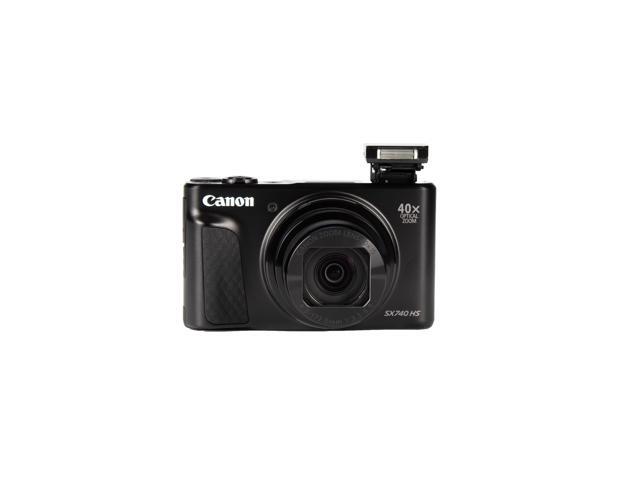 Canon PowerShot SX740 HS Camera (Black) (2955C001) + 64GB Card Base Bundle (International Version)