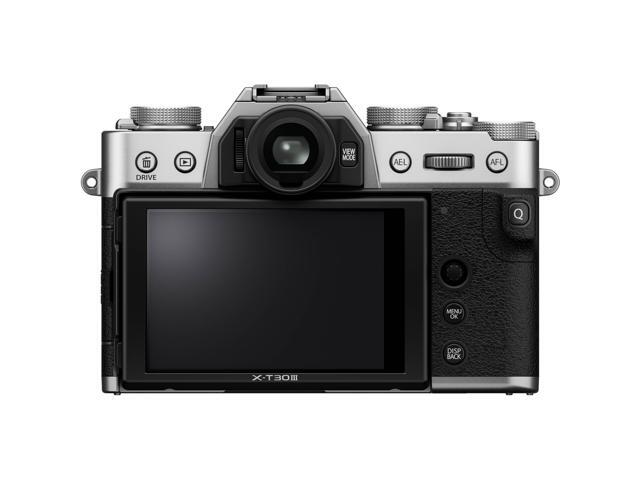 FUJIFILM X-T30 III Mirrorless Camera with 13-33mm f/3.5-6.3 Lens (Silver) Bundle With 64GB Memory Card