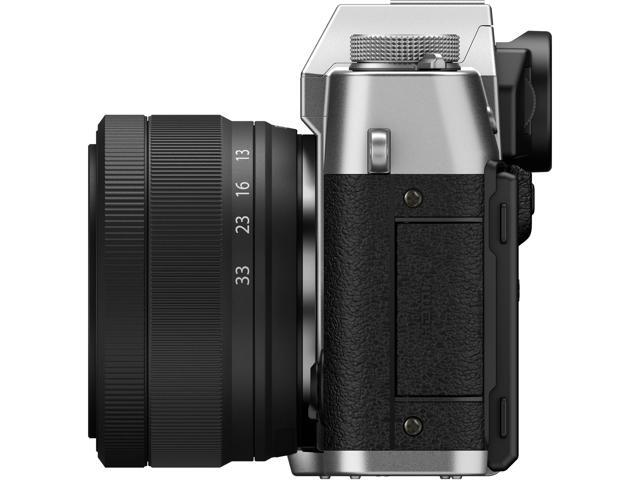 FUJIFILM X-T30 III Mirrorless Camera with 13-33mm f/3.5-6.3 Lens (Silver) Bundle With 64GB Memory Card