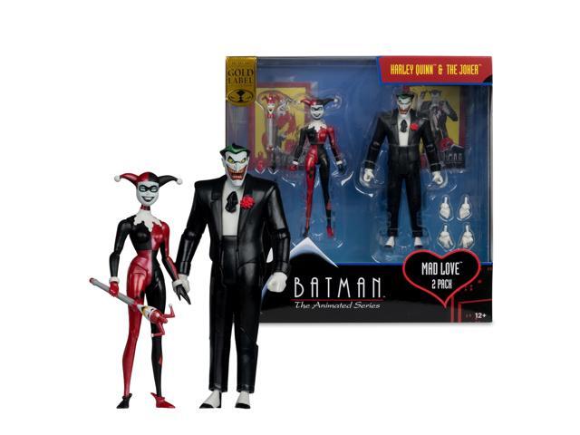 McFarlane Toys - Batman: The Animated Series Harley Quinn and The Joker (Mad Love 2 Pack) 6in Action Figures Gold Label