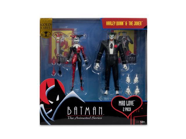 McFarlane Toys - Batman: The Animated Series Harley Quinn and The Joker (Mad Love 2 Pack) 6in Action Figures Gold Label