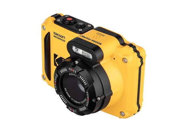 Kodak PIXPRO WPZ2 Digital Camera (Yellow) Waterproof & Shockproof Camera + More