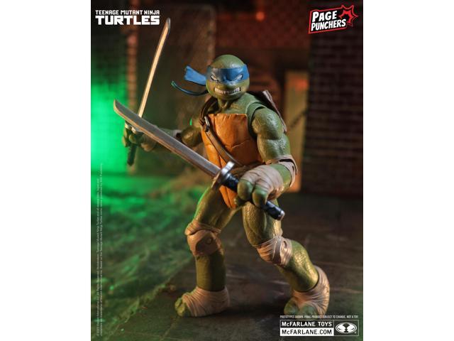 McFarlane Toys-Teenage Mutant Ninja Turtles (Page Punchers) Leonardo 5in Action Figure with Comic