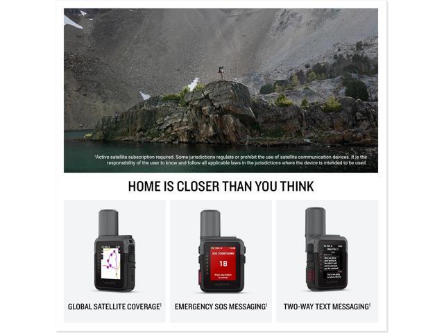 Garmin - inReach Mini 3 Compact Satellite Communicator 1.9" Outdoor GPS with Worldwide Maps and Built-In Bluetooth - Black - image 3