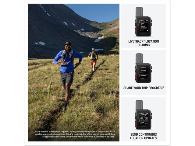 Garmin - inReach Mini 3 Compact Satellite Communicator 1.9" Outdoor GPS with Worldwide Maps and Built-In Bluetooth - Black - image 4