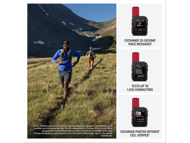 Garmin - inReach Mini 3 Plus Compact Satellite Communicator 1.9" Outdoor GPS with Worldwide Maps and Built-In Bluetooth - Black - image 4
