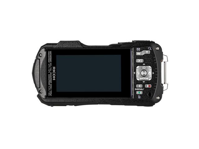 Ricoh WG-80 Waterproof Digital Camera (Orange) with Accessories
