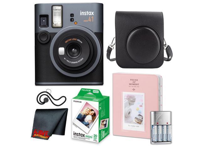 Fujifilm INSTAX MINI 41 Instant Film Camera, 4x AA Rechargeable Batteries with Charger