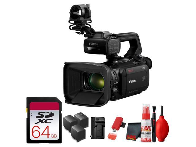 Canon XA70 Camcorder + 64GB Memory Card, Extra battery/charger & many more
