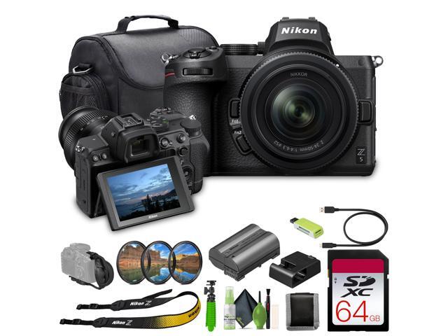 Nikon Z5 Mirrorless Full Frame Camera with 24-70mm f/4 Lens Kit (NIZ52470LK) Bundle