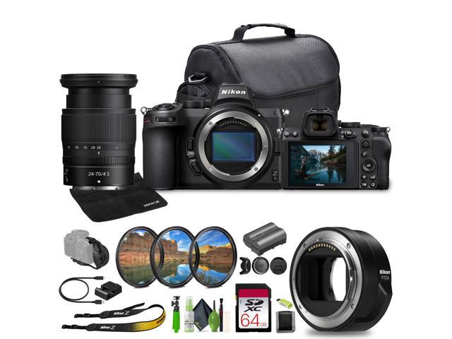 Nikon Z5 Mirrorless Full Frame Camera with 24-70mm f/4 Lens Kit (NIZ52470LK) Bundle