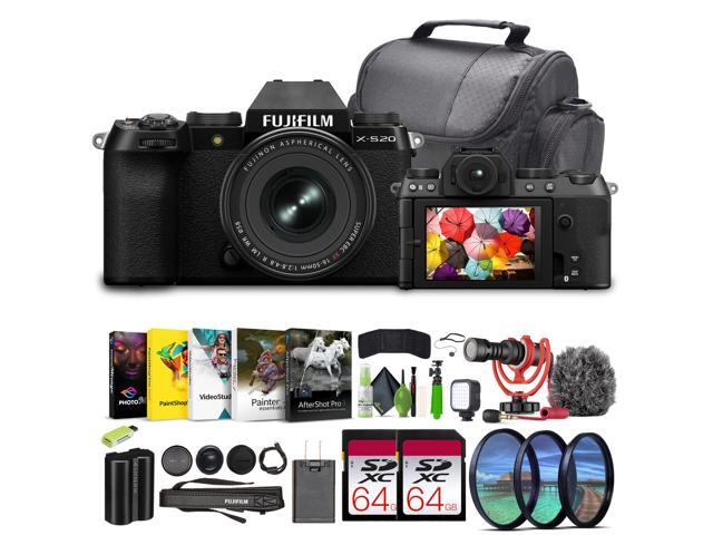 Fujifilm X-S20 Mirrorless Camera With XF 16-50mm F2.8-4.8 R LM WR Lens Bundle