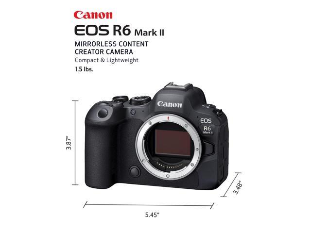 Canon - EOS R6 Mark II Mirrorless Camera (Body Only) - Black - image 4