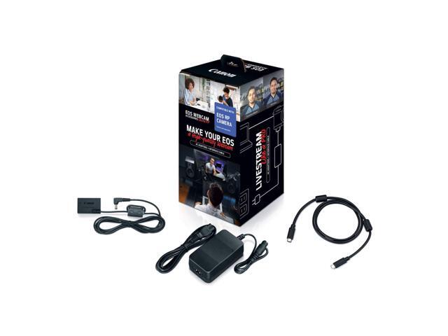 Canon EOS Webcam Accessory Starter Kit, for Select EOS R Series Digital Cameras, AC Adapter AC-E6N, DC Coupler DR-E18, Interface Cable IFC-100U,...
