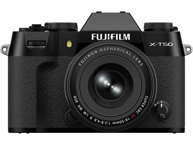 Fujifilm X-T50 Mirrorless Digital Camera XF16-50mmF2.8-4.8 R LM WR Lens Kit - Black
