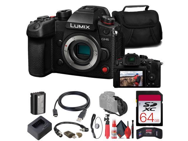 Panasonic Lumix GH6 Mirrorless Camera + 64GB TOUGH SD Card + Card Reader Basic Bundle