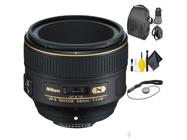 Nikon 58MM f/1.4G AF-S Lens + Deluxe Lens Cleaning Kit