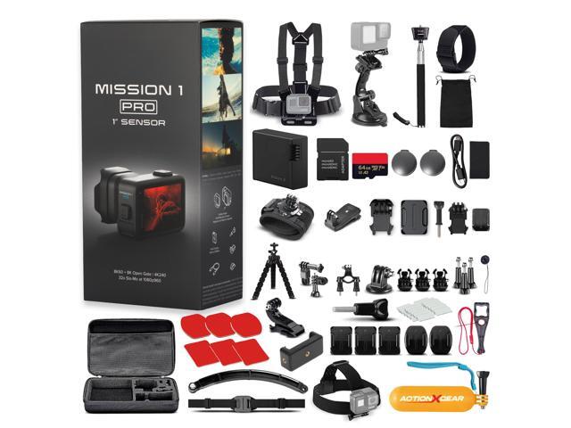 GoPro Mission 1 PRO Action Camera with 120-in-1 Accessory Bundle