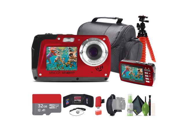 Minolta 48 MP Dual Screen Waterproof Digital Camera MN40WP