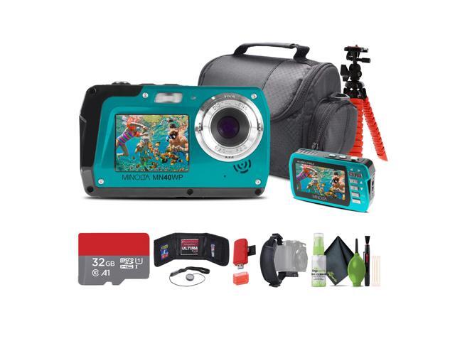 Minolta 48 MP Dual Screen Waterproof Digital Camera MN40WP