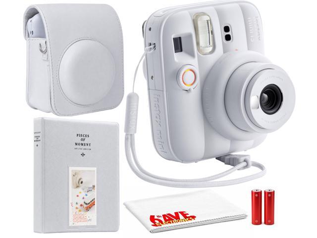 FUJIFILM INSTAX MINI 13 Instant Film Camera (Clay White) + Photo Album + More