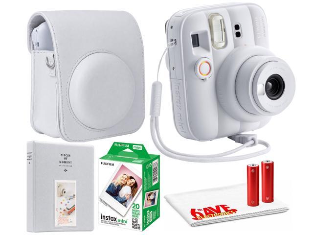 FUJIFILM INSTAX MINI 13 Instant Film Camera (Clay White) + INSTAX MINI Film + More