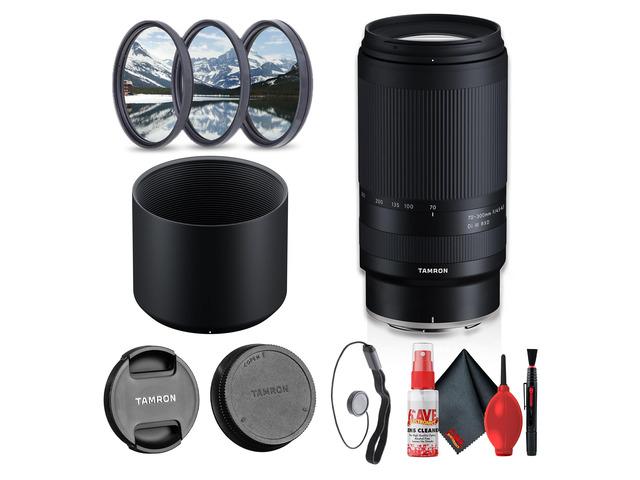 Tamron 70-300mm f/4.5-6.3 Di III RXD Lens for Nikon Z Bundle