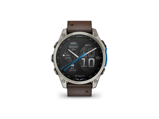 Garmin D2 Mach 2, 47mm Touchscreen Aviator Smartwatch with GPS Moving Map, Aviation Weather, Health and Wellness Features, Flashlight, and More...