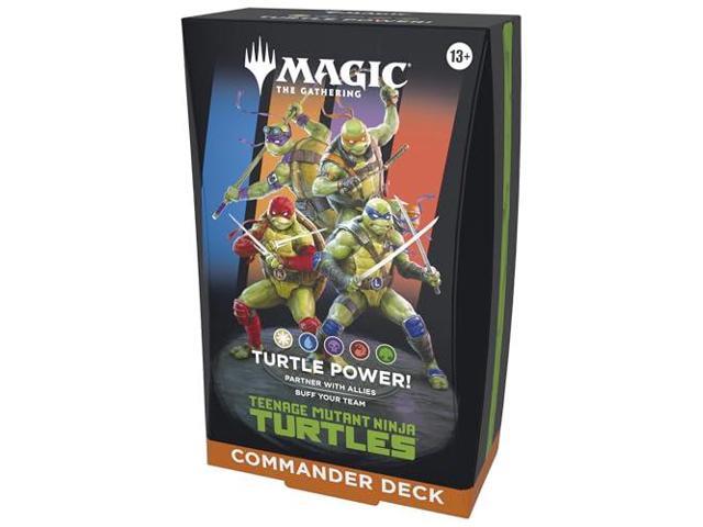 Magic: The Gathering Teenage Mutant Ninja Turtles - Commander Deck - Turtle Power! Collectible Trading Card Game