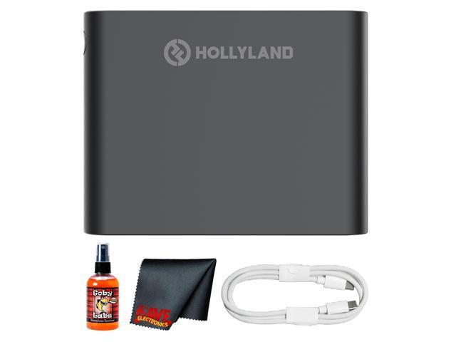 Hollyland MELO P1 Smart Audio Mixer Wireless Receiver, 32-Bit Float 48kHz, Bluetooth App Control, DSP Audio Processor, Space Gray + More