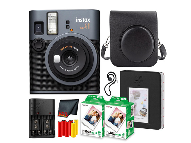 Fujifilm INSTAX MINI 41 Instant Film Camera, Pack of 2 INSTAX MINI INSTANT FILM