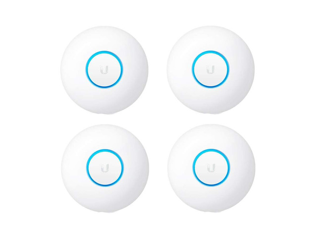UniFi nanoHD UAP-nanoHD-US Compact Dual Band Wave2 Enterprise Wi-Fi 4x4 MIMO 1730 Mbps (4-Pack)