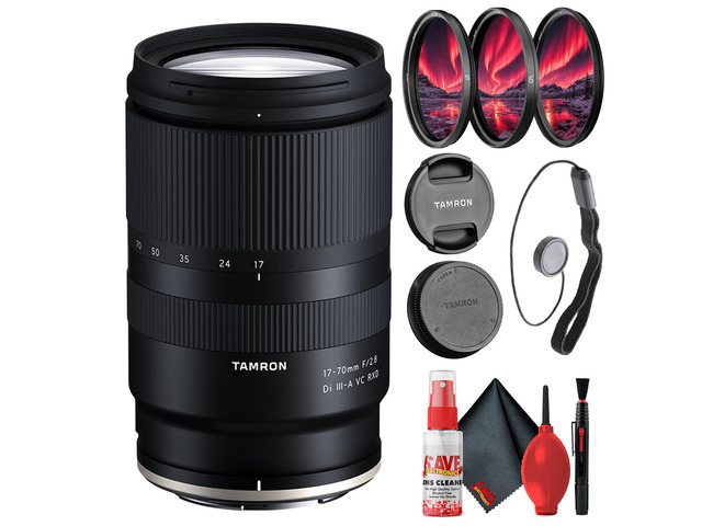 Tamron 17-70mm f/2.8 Di III-A VC RXD Lens for Nikon Z Mount Pro Bundle