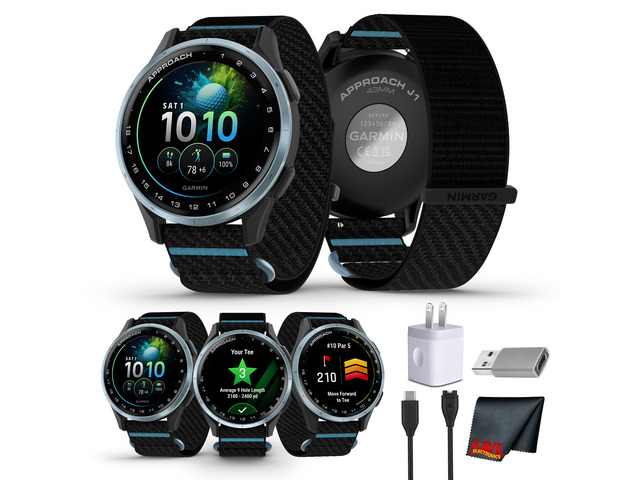 Garmin Approach J1 Junior GPS Golf watch - Cloud Blue with Black band