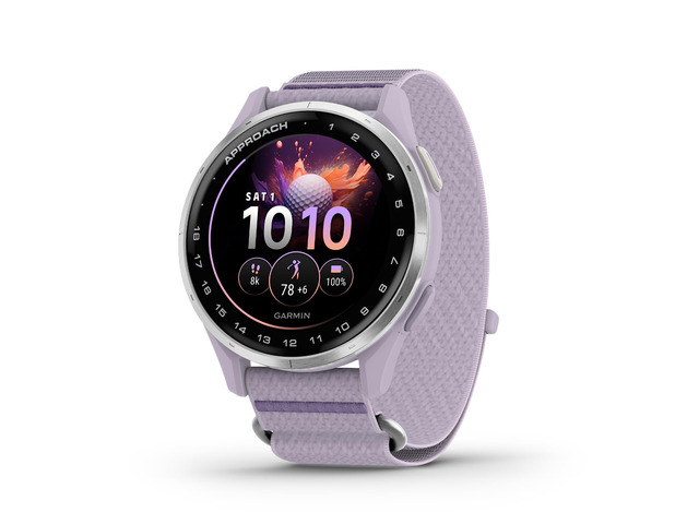 Garmin Approach J1, Junior Golf Watch with GPS, Bright and Colorful Display, Tee-Off Guidance, Essential Features for Learning and Improving, Lilac