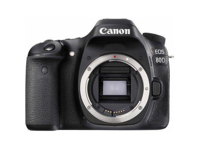 Canon EOS 80D DSLR Camera Body Only Basic Filter Bundle (Intl Model)