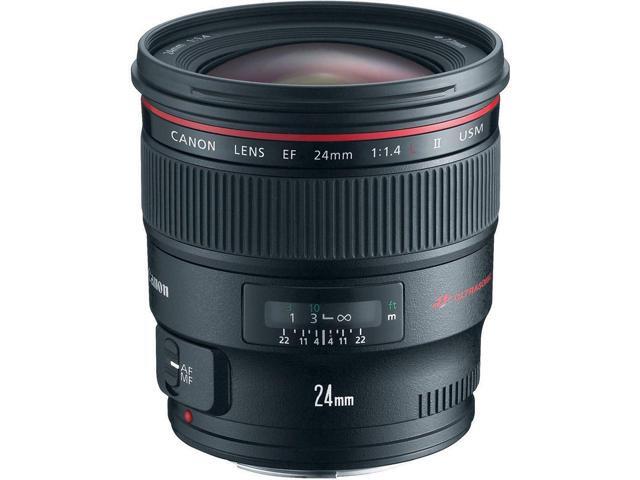 Canon EF 24mm f/1.4L II USM Lens International Version (No Warranty) Professional Accessory Combo