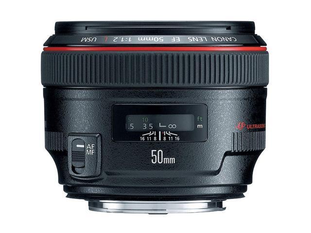 Canon EF 50mm f/1.2L USM Lens International Version (No Warranty) Professional Accessory Combo