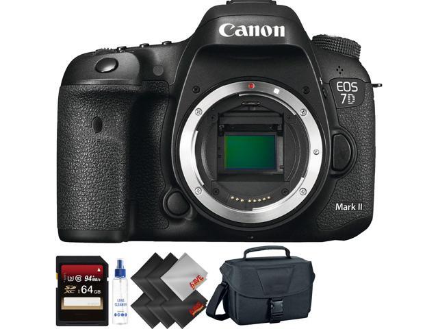 Canon EOS 7D Mark II DSLR Camera (Body Only) + 64GB Memory Card + 2 Year Accidental Warranty