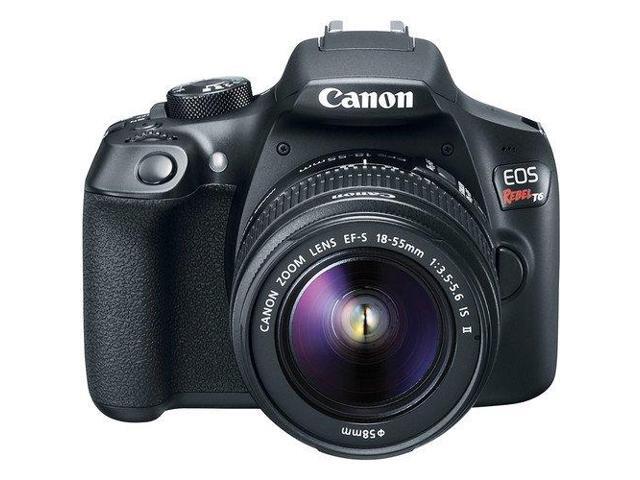 Canon EOS Rebel T6 DSLR Camera with 18-55mm Lens (1159C003) - Starter Bundle