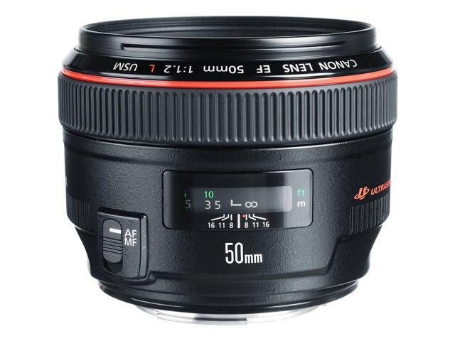 Canon EF 50mm f/1.2L USM Camera Lens (Intl Model) + 3 Pcs Filter Kit + Cleaning Kit